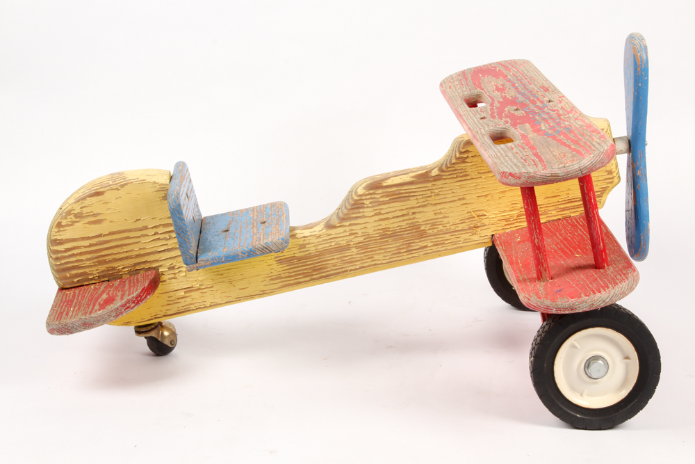 Handmade Wooden Airplane Toy