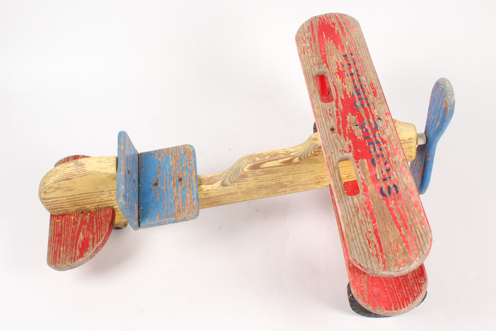 Handmade Wooden Airplane Toy