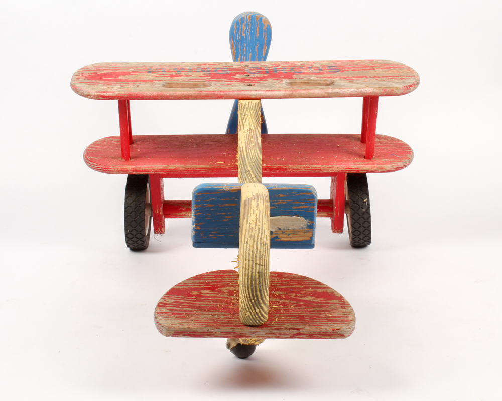 Handmade Wooden Airplane Toy