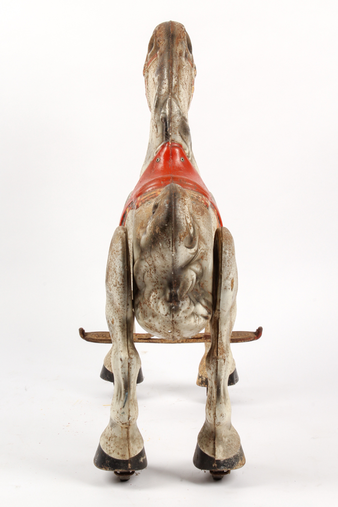 1940s Mobo Bronco Metal Ride-On Pedal Horse