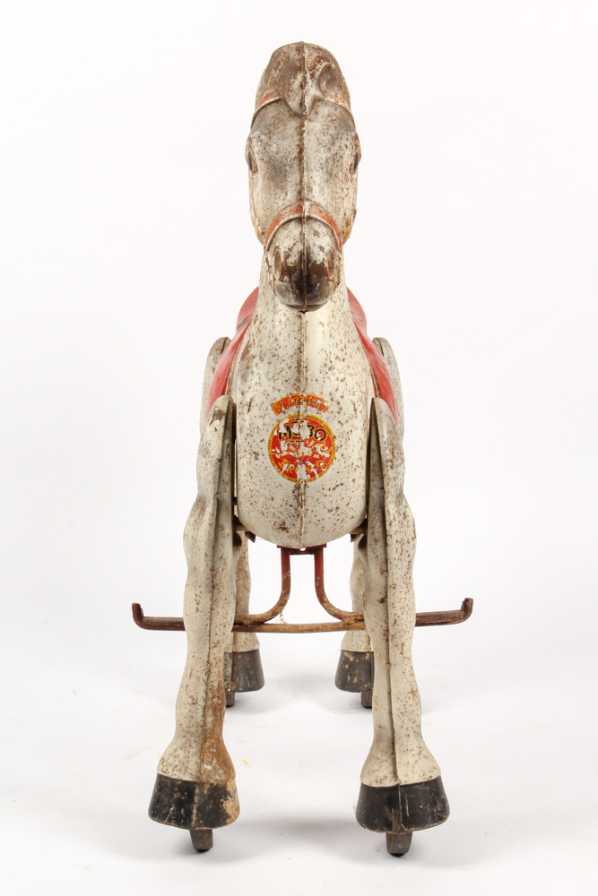 1940s Mobo Bronco Metal Ride-On Pedal Horse