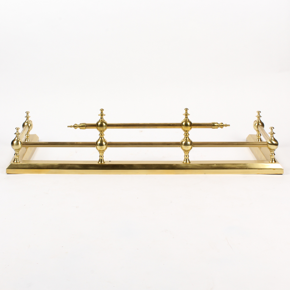 Vintage Brass Fire Fender