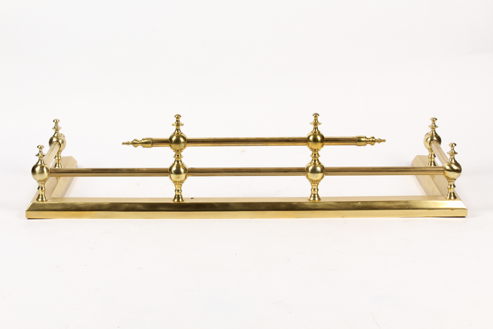 Vintage Brass Fire Fender