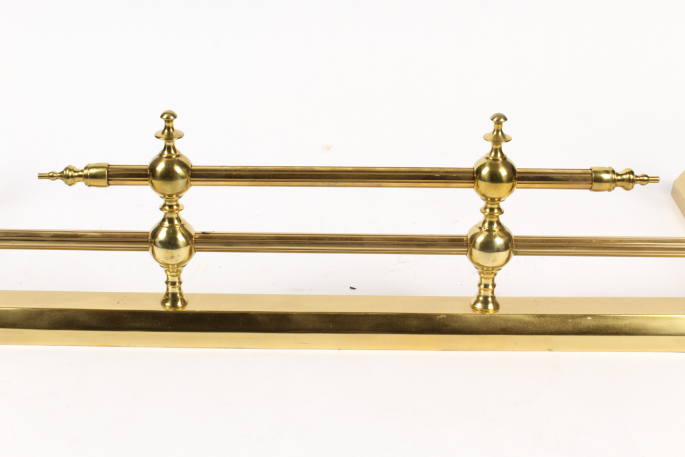 Vintage Brass Fire Fender