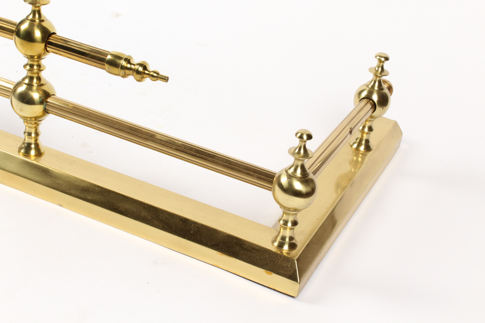 Vintage Brass Fire Fender