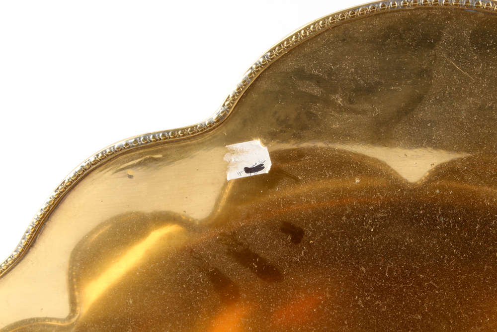 Vintage Brass Log Basket