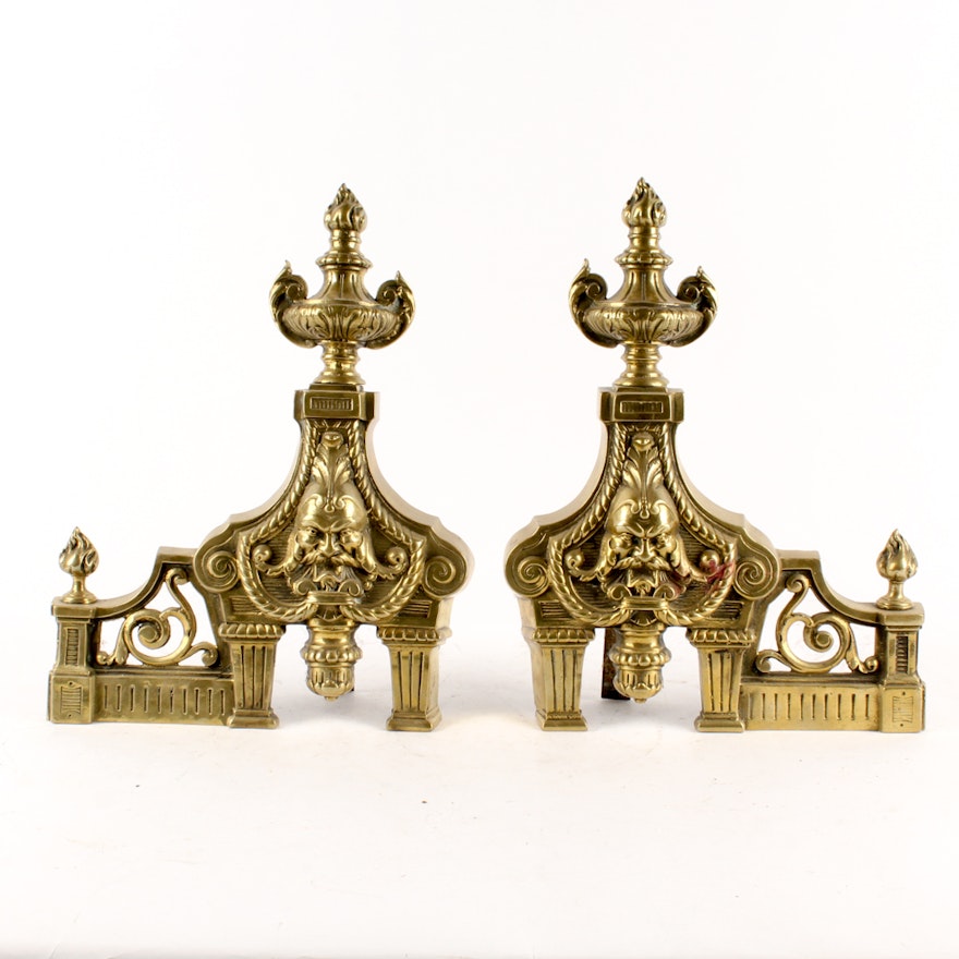 Antique Figural Andirons