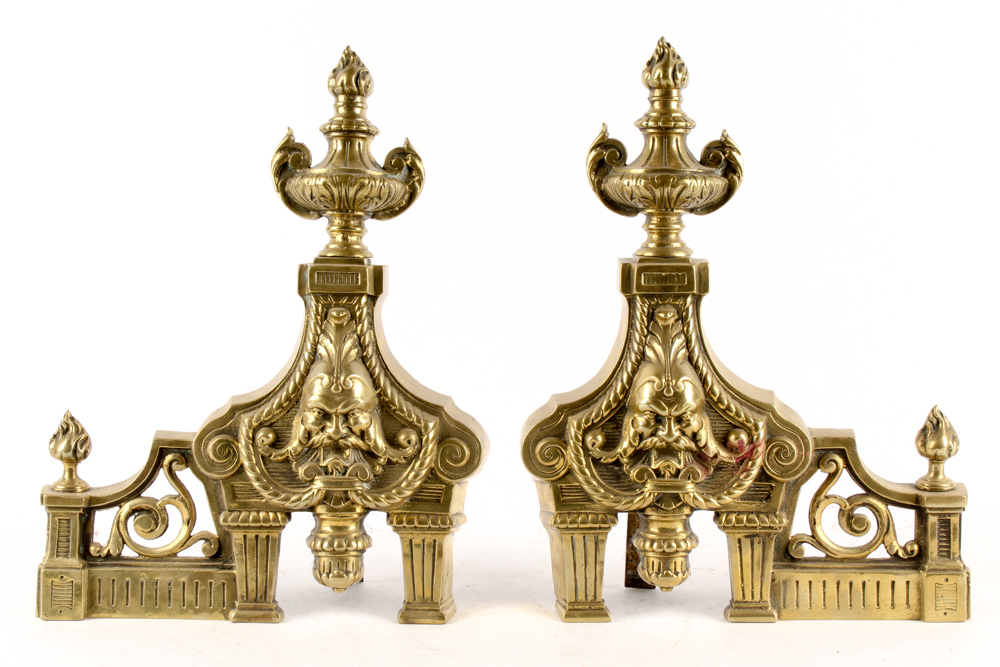 Antique Figural Andirons