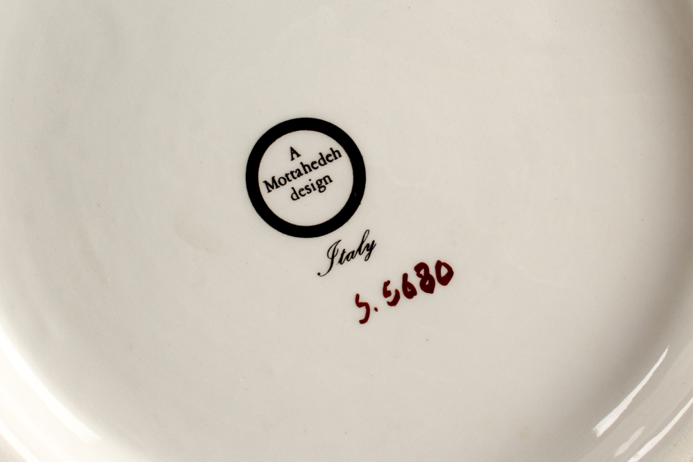 Mottahedeh Porcelain Tureen and Underplate