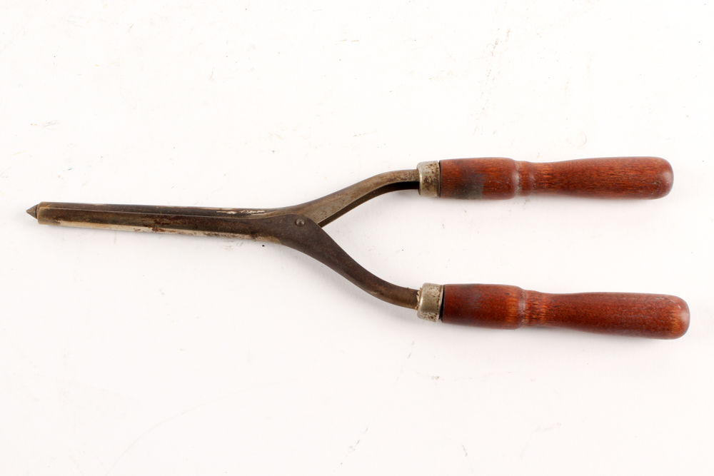 Antique Curling Irons and Warmer