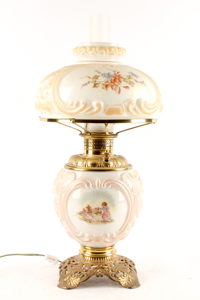 Converted Parlor Lamp