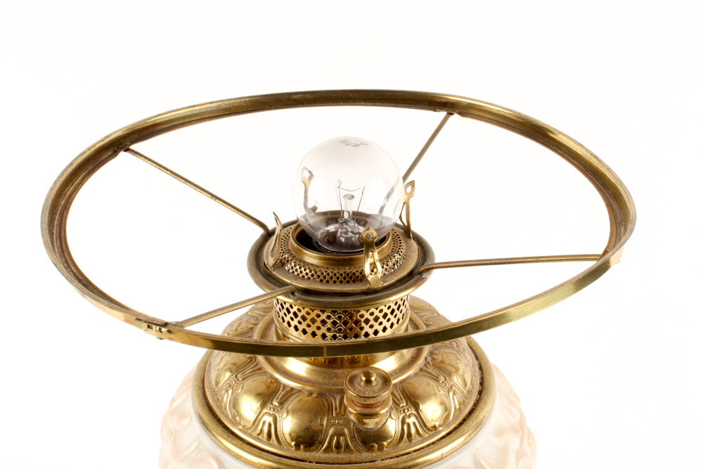 Converted Parlor Lamp