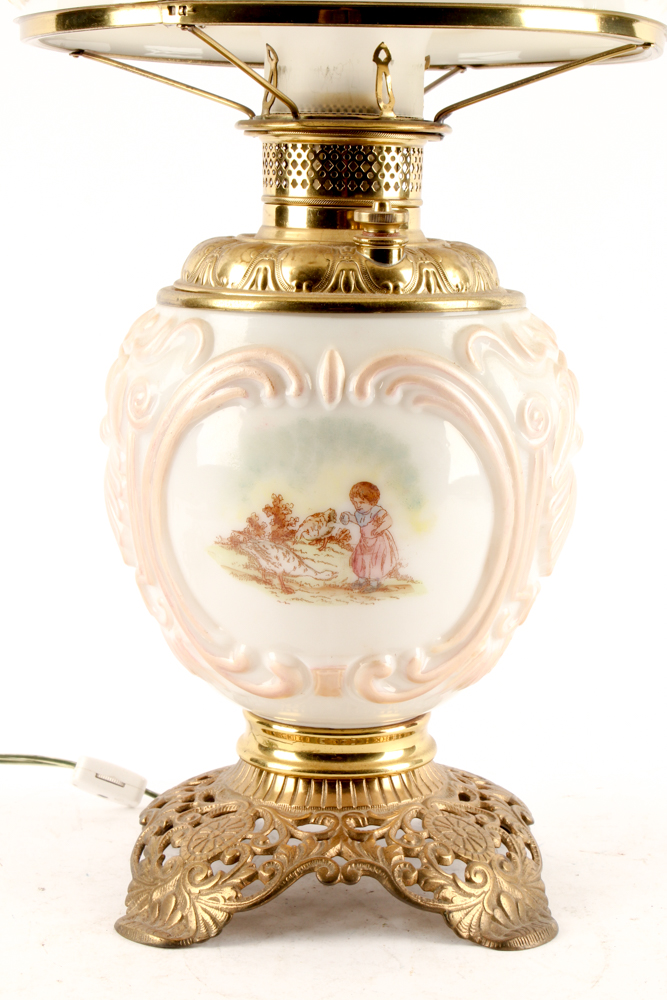 Converted Parlor Lamp