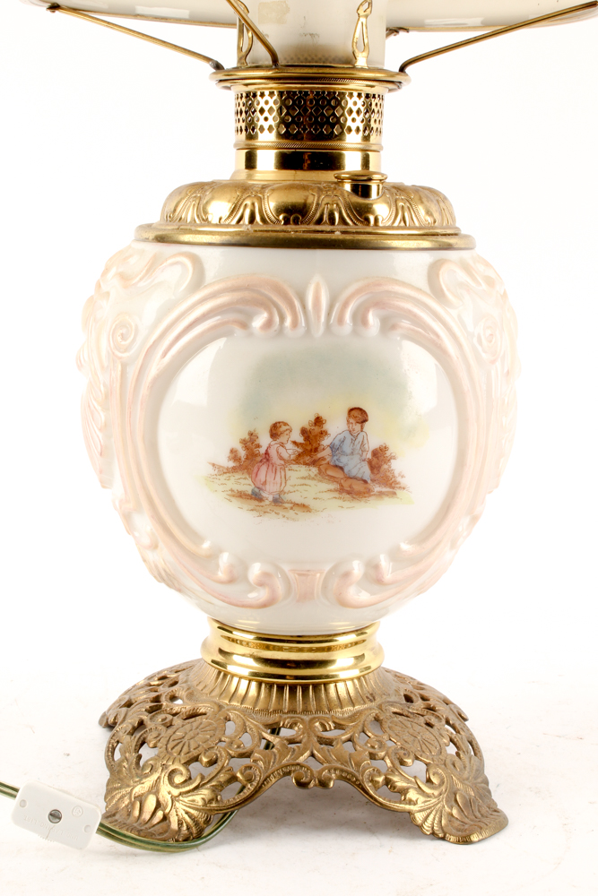 Converted Parlor Lamp