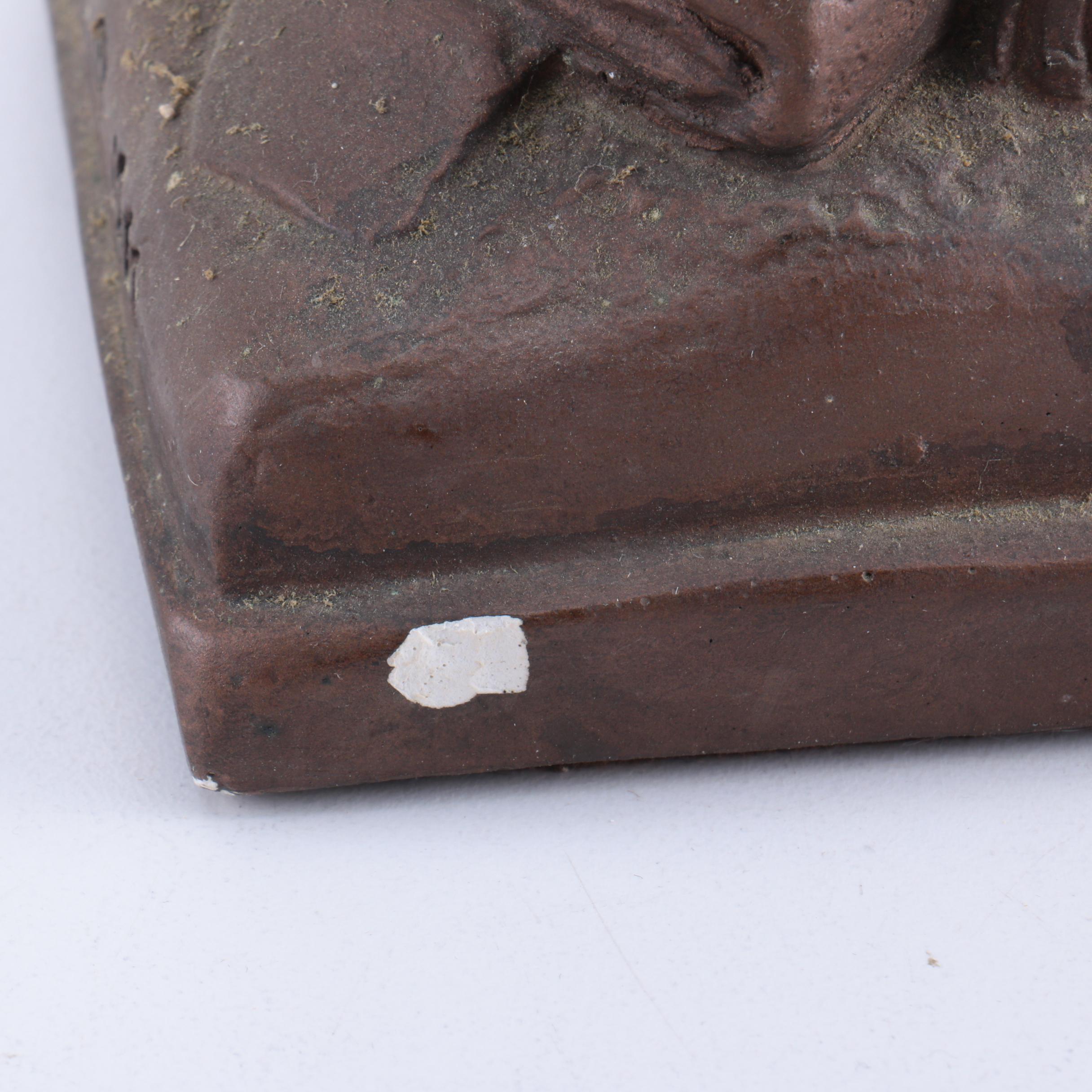 Vintage Chalkware "Darwin Monkey" Statue