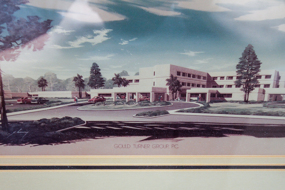 Pair of Lithograph Prints on Paper of Architecture