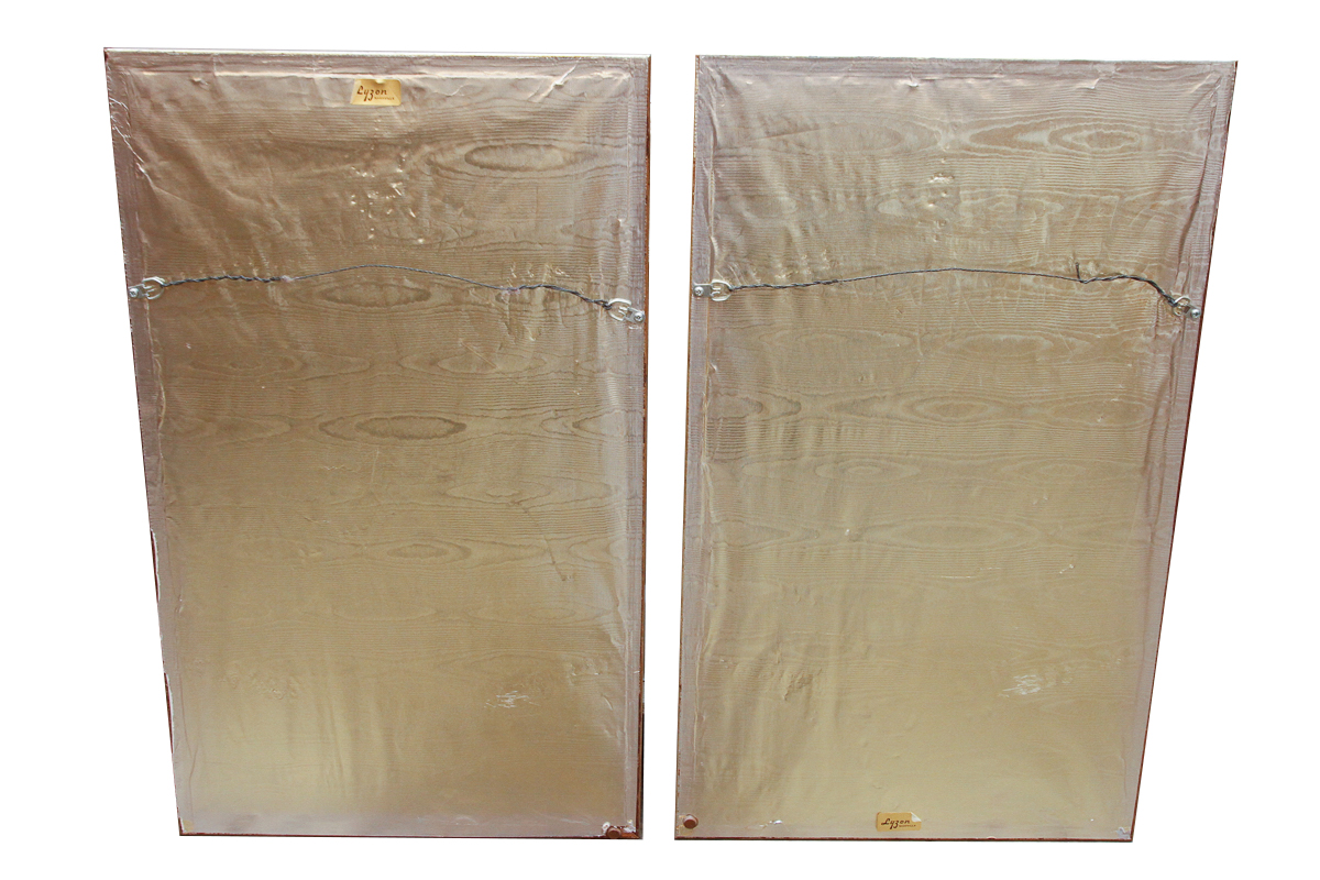 Pair of Lithograph Prints on Paper of Architecture