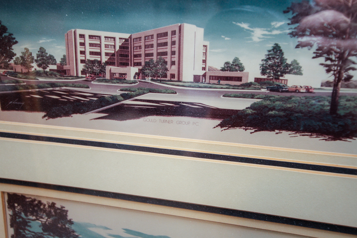 Pair of Lithograph Prints on Paper of Architecture