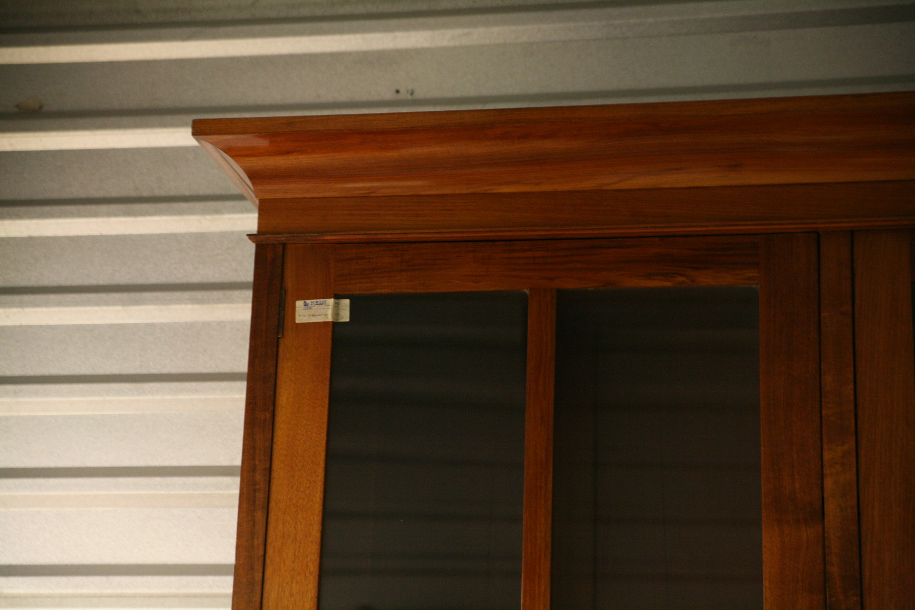 Vintage Black Walnut Hutch