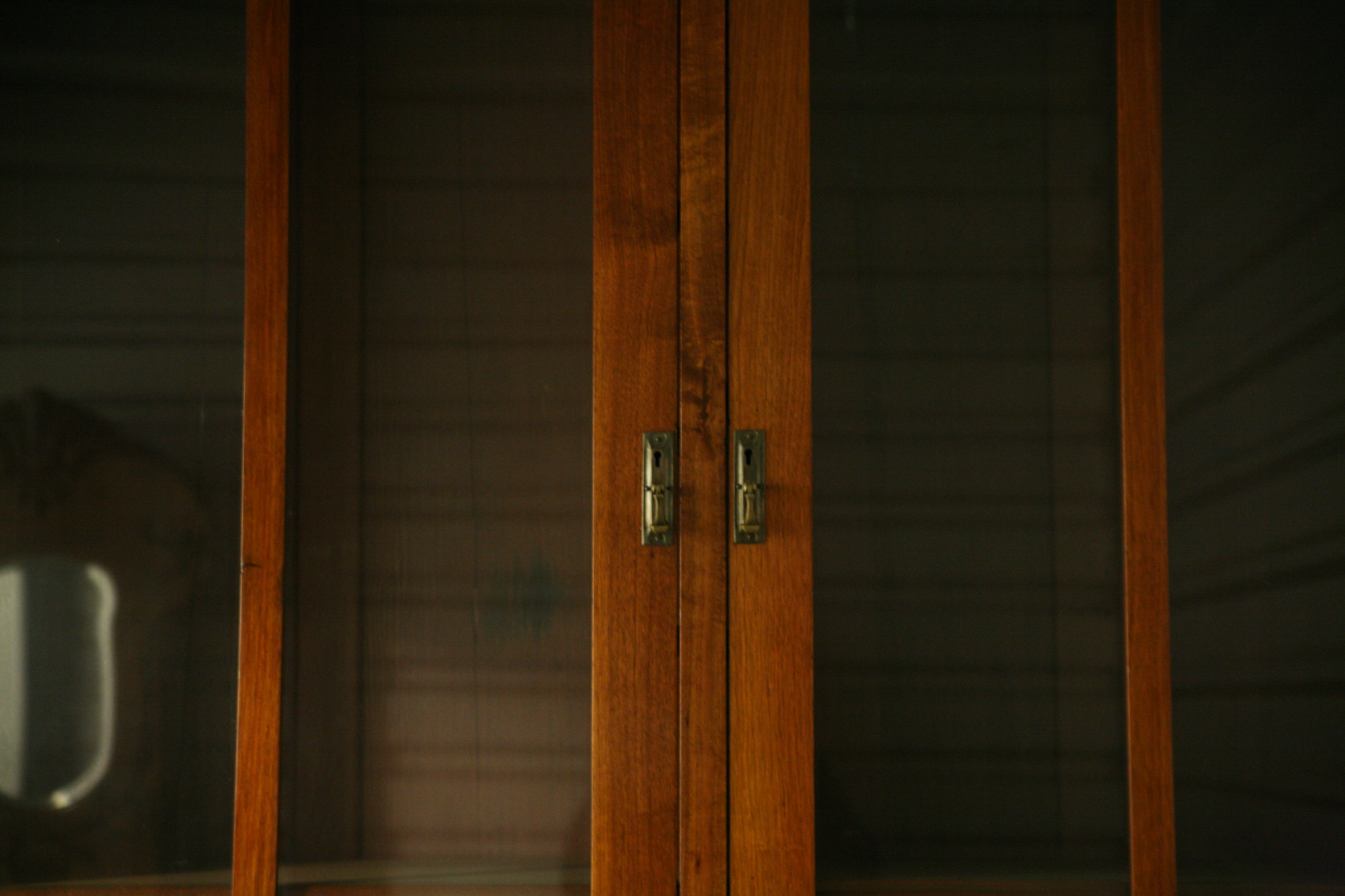 Vintage Black Walnut Hutch