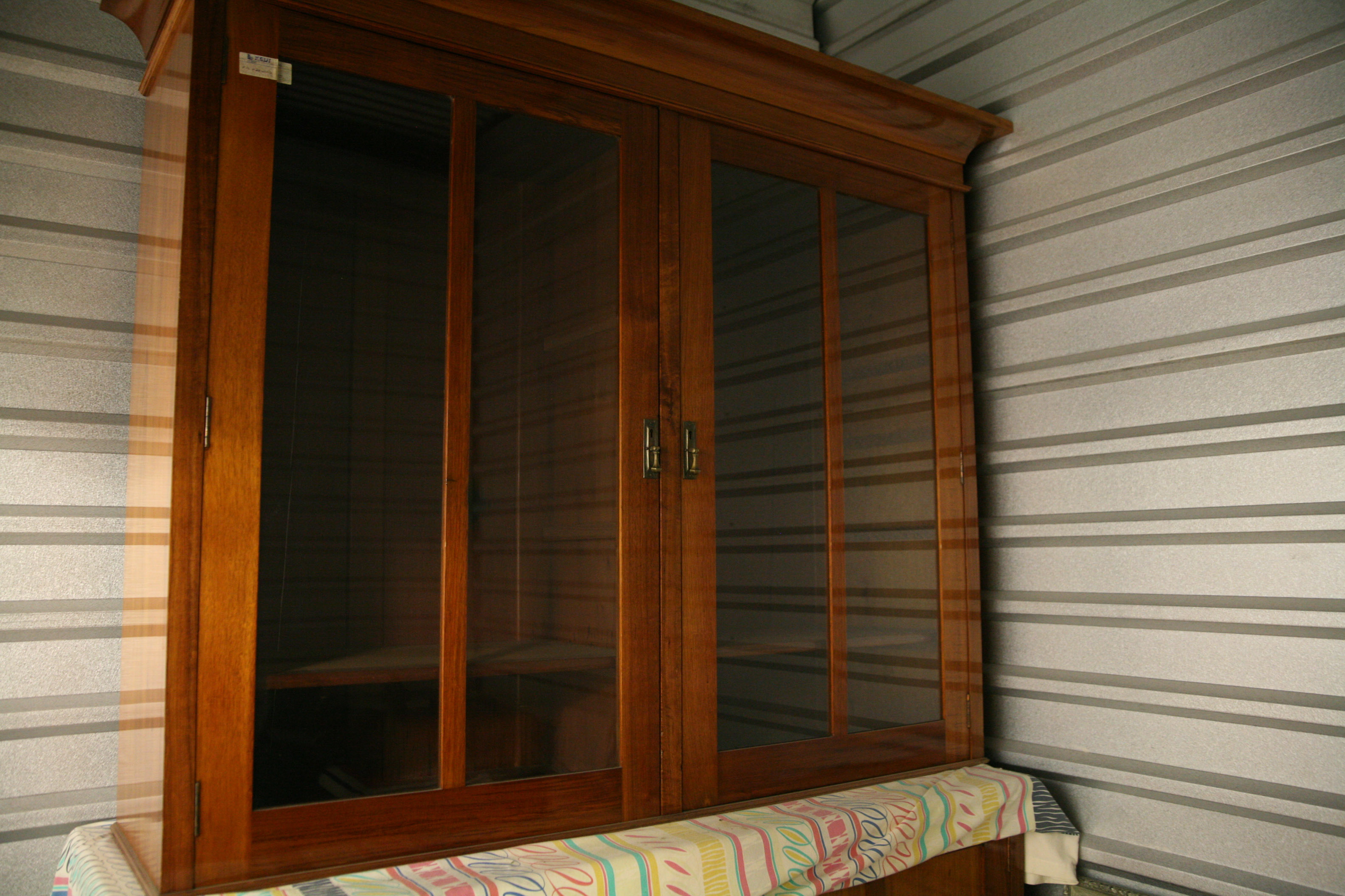 Vintage Black Walnut Hutch
