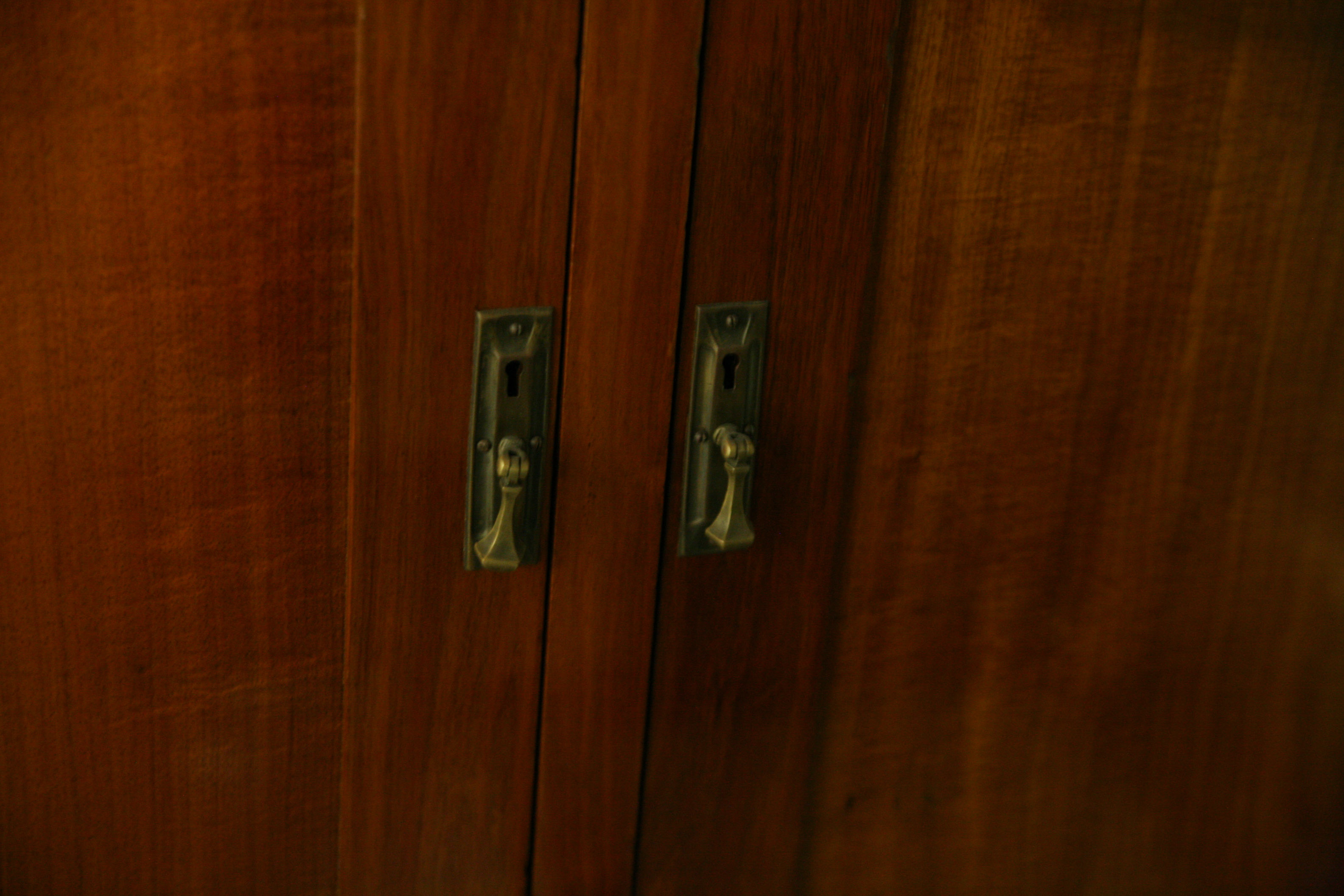 Vintage Black Walnut Hutch