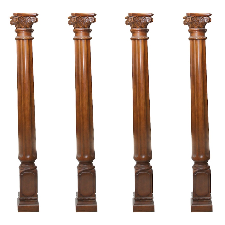 Four Corinthian Column Bed Posts