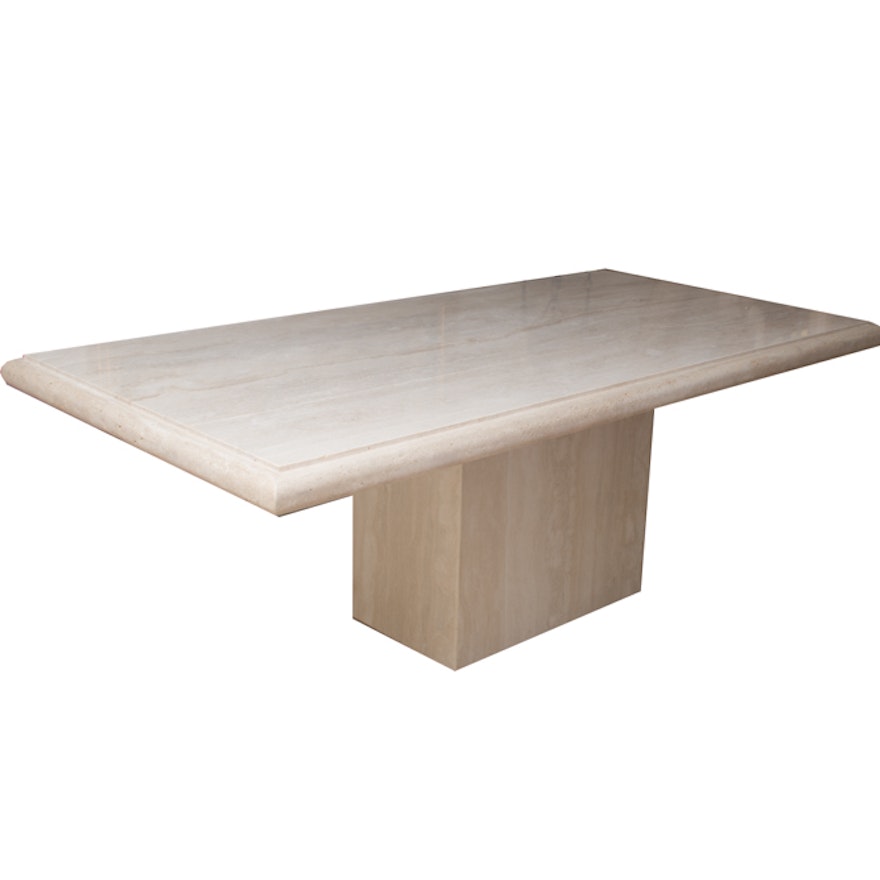 Contemporary Stone Dining Table