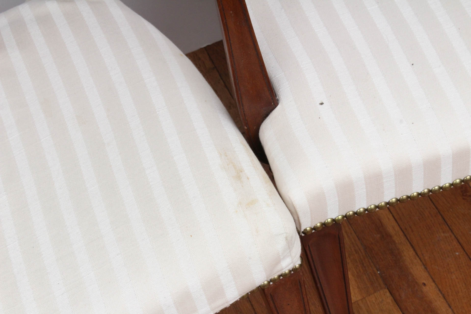 Set of Six Wheat Back Dining Chairs