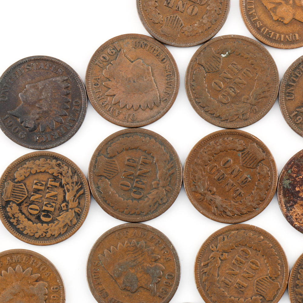 Sixty Two Indian Head Cents