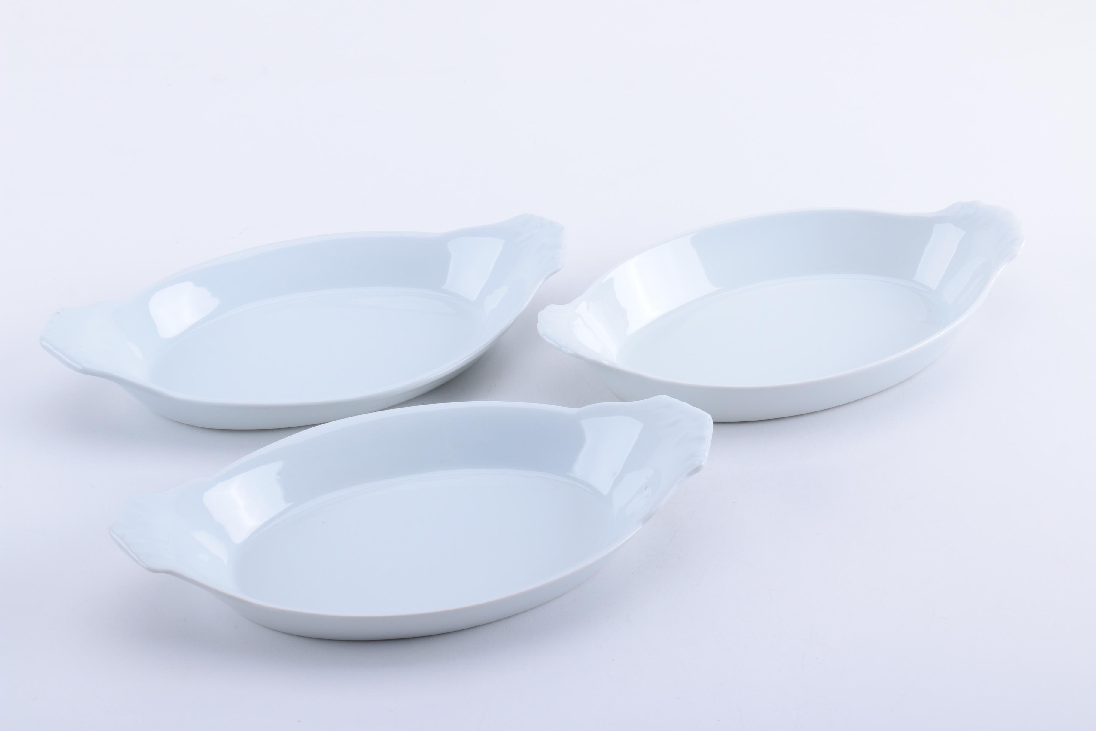 Ceramic Tulip Vase, Canister and Baking Dishes