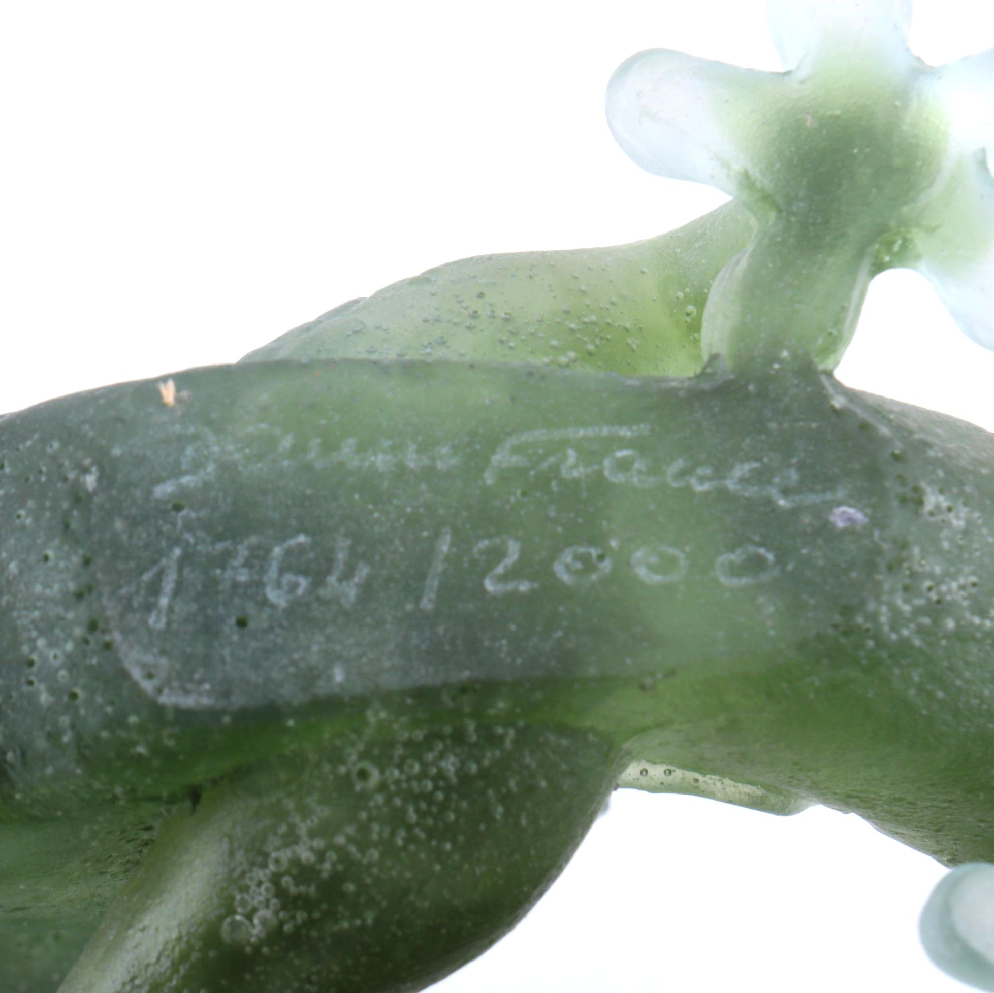 Daum France Limited Edition Pâte de Verre Crystal Dragon Figurine