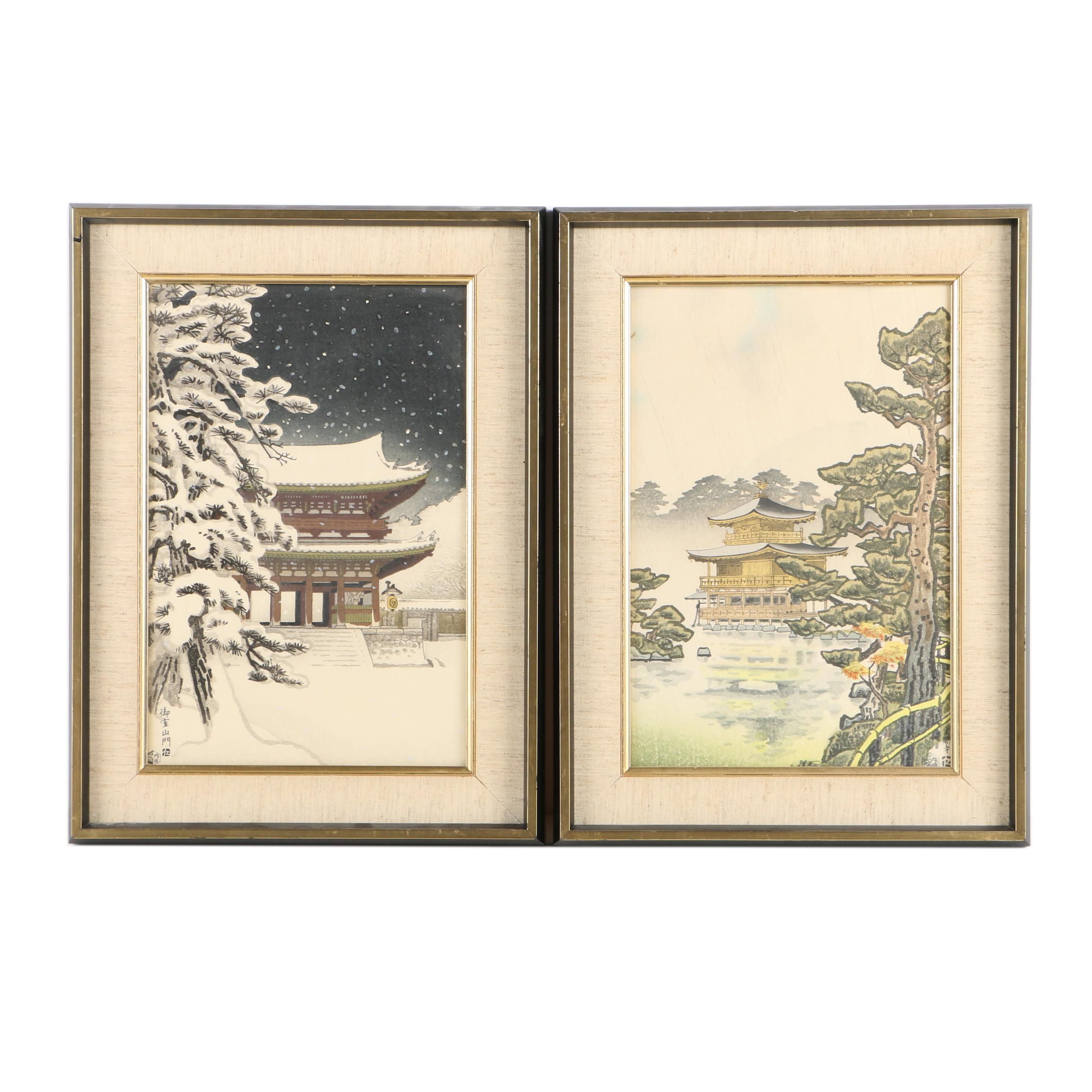Shin Hanga Japanese Woodblock Prints After Ito Nisaburo