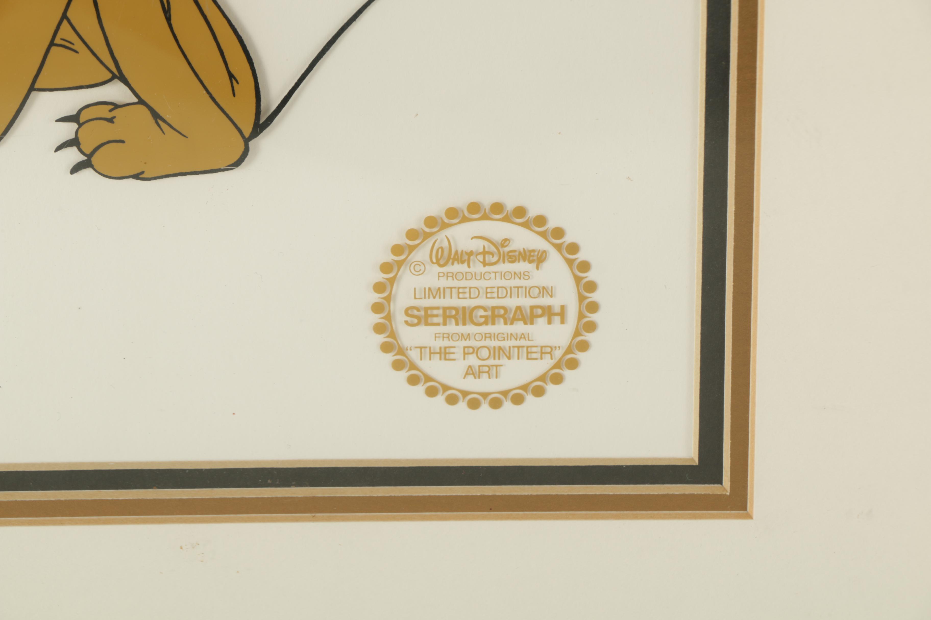 Walt Disney Productions Sericel "The Pointer"