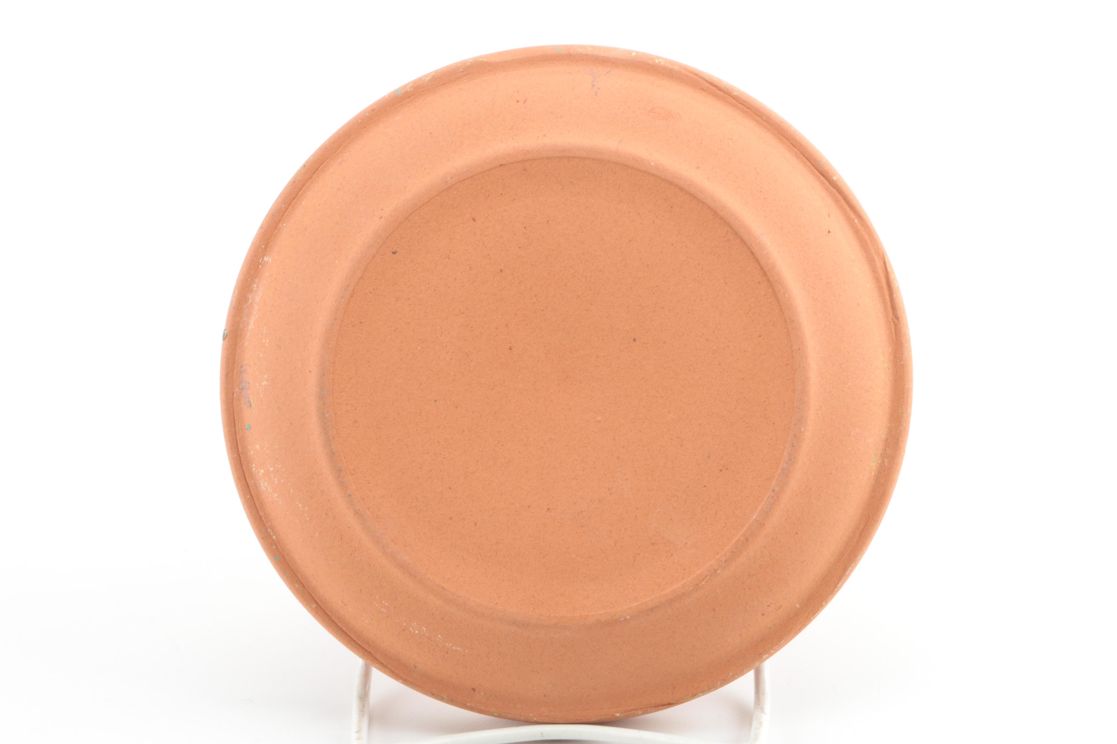 Hand-Painted Aboriginal-Style Stoneware Platters