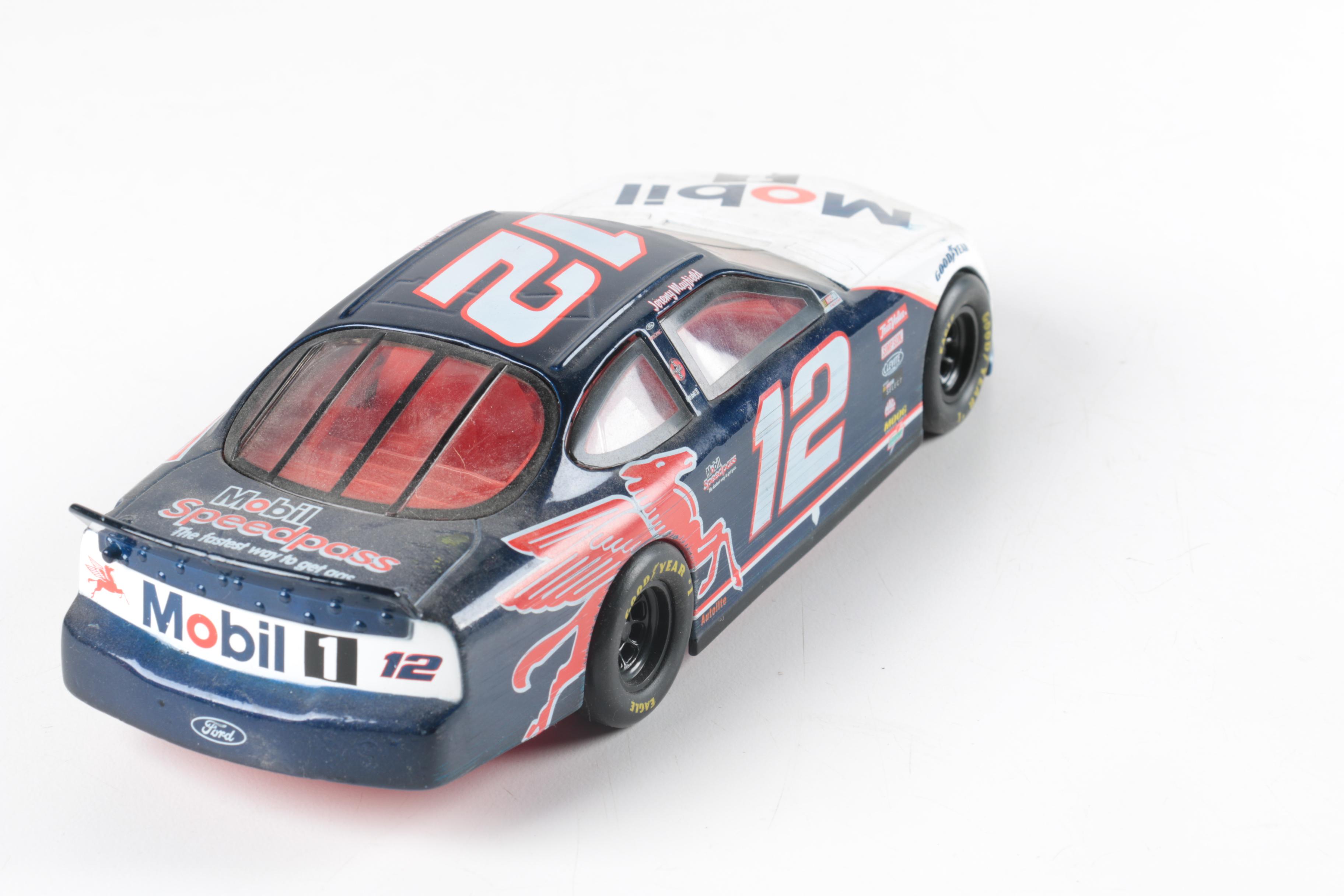 Seven NASCAR Replica Toy Cars