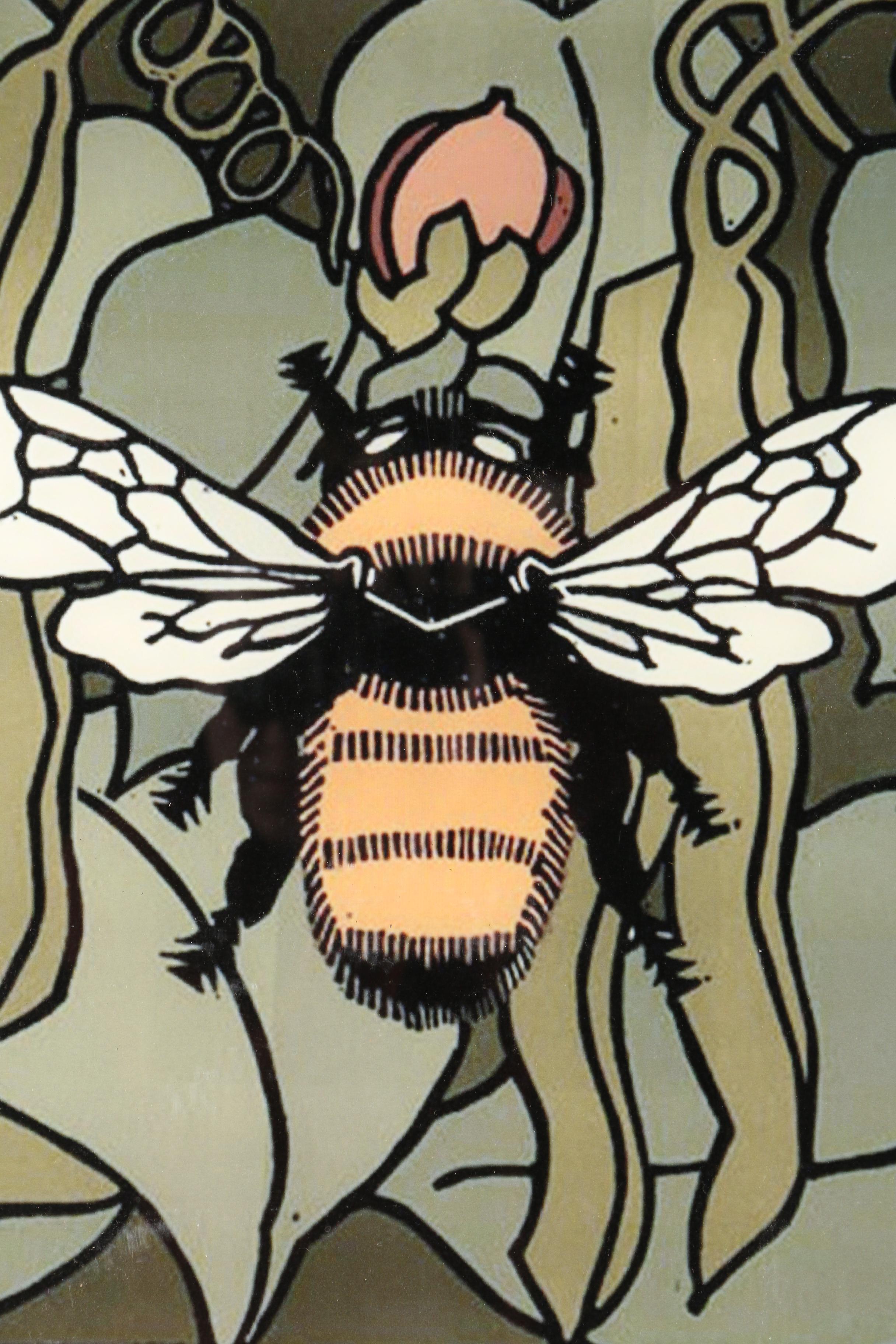 Giclée Print on Acrylic After David Lance Goines of a Bee