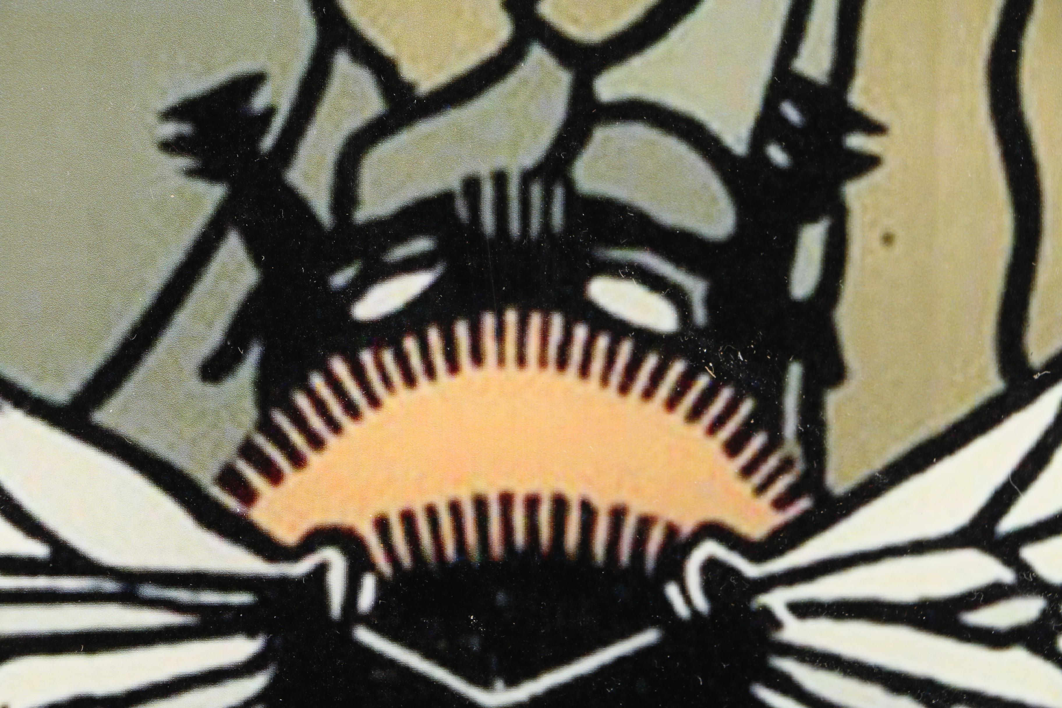 Giclée Print on Acrylic After David Lance Goines of a Bee