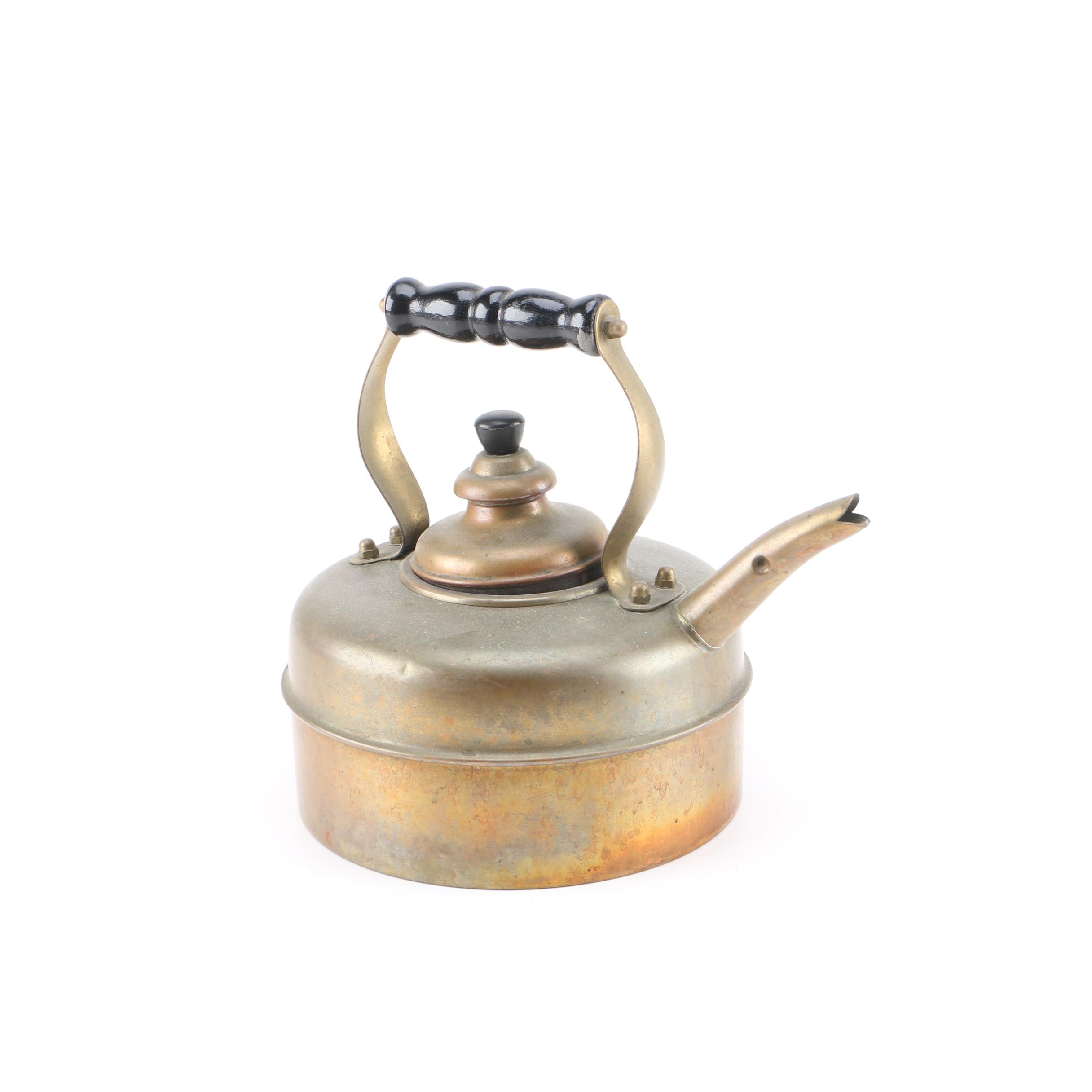 Traditional English Copper Simplex Tea Kettle