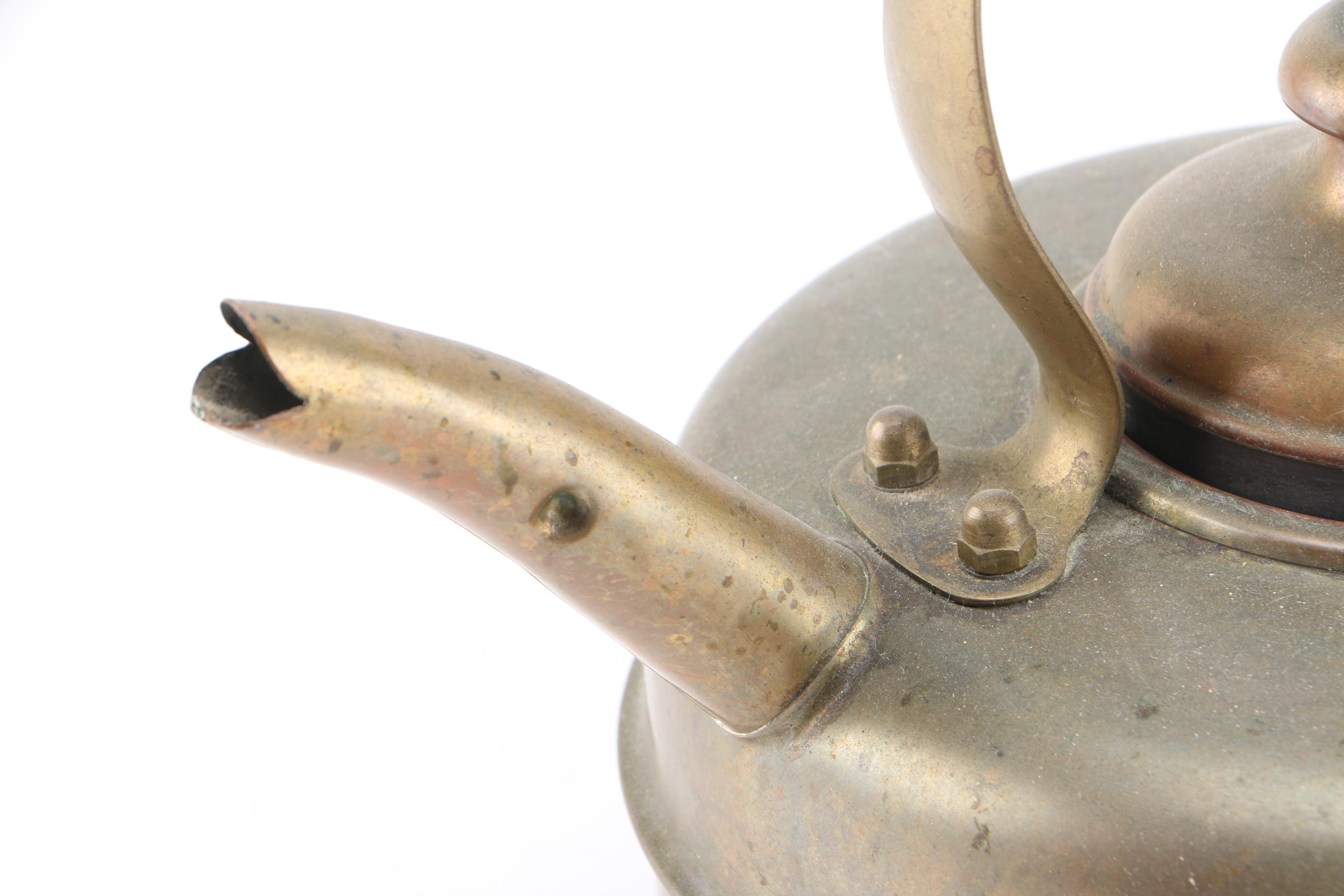 Traditional English Copper Simplex Tea Kettle