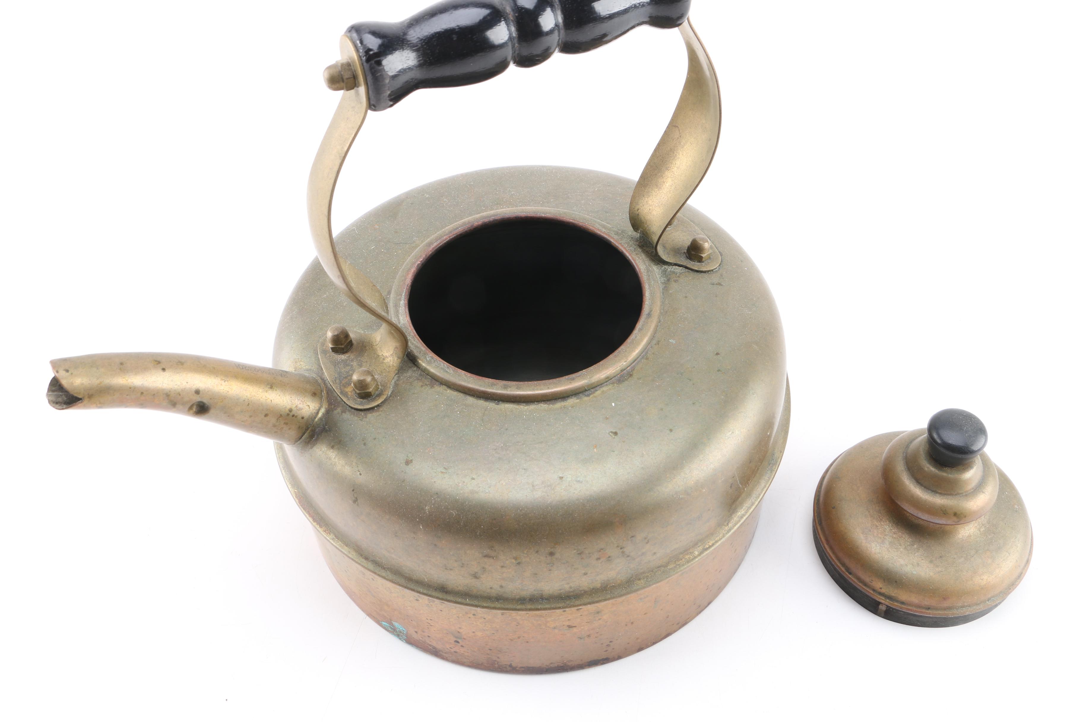 Traditional English Copper Simplex Tea Kettle