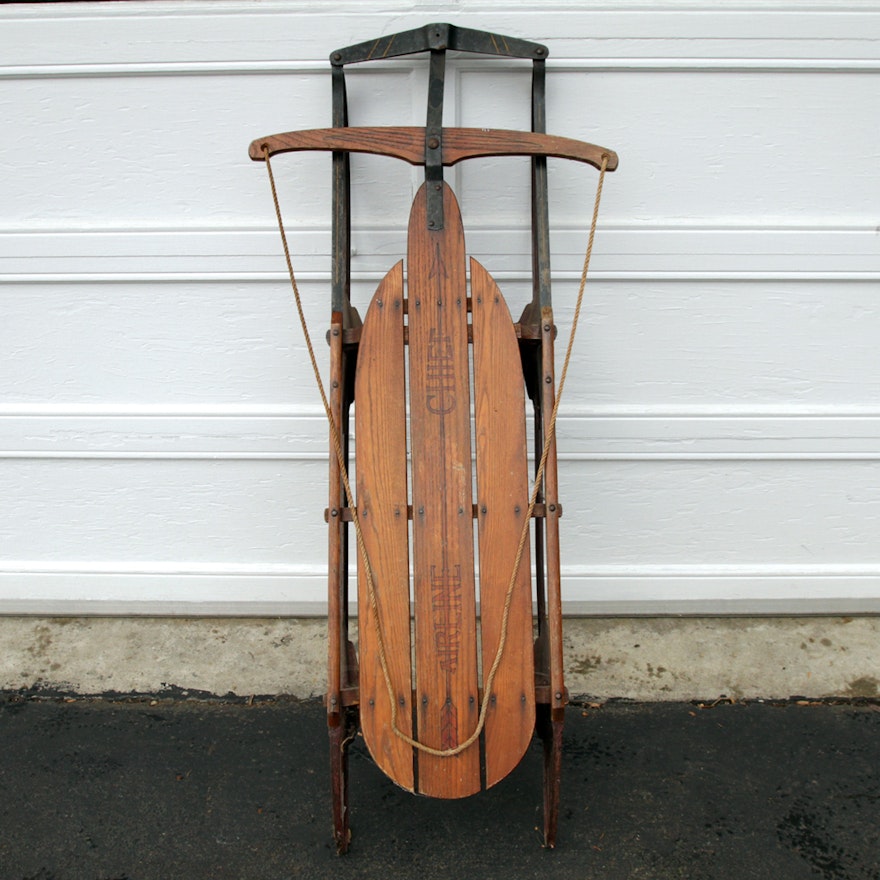 Vintage Flexible Flyer "Airline Chief" Sled