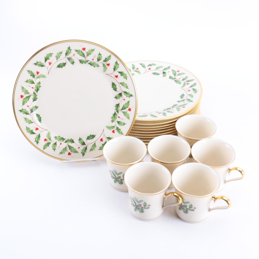 Lenox "Holiday" Porcelain Tableware