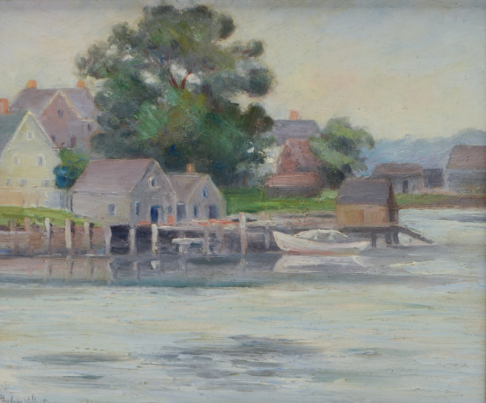 Philip Whitney Oil Painting of a Landscape