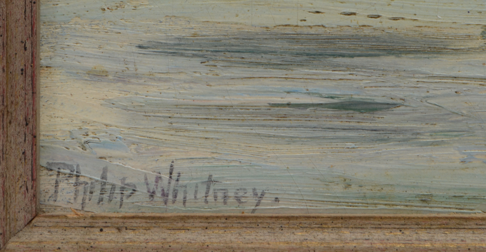 Philip Whitney Oil Painting of a Landscape