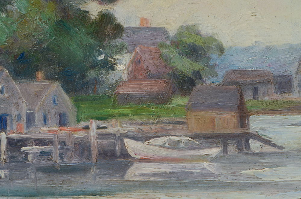 Philip Whitney Oil Painting of a Landscape