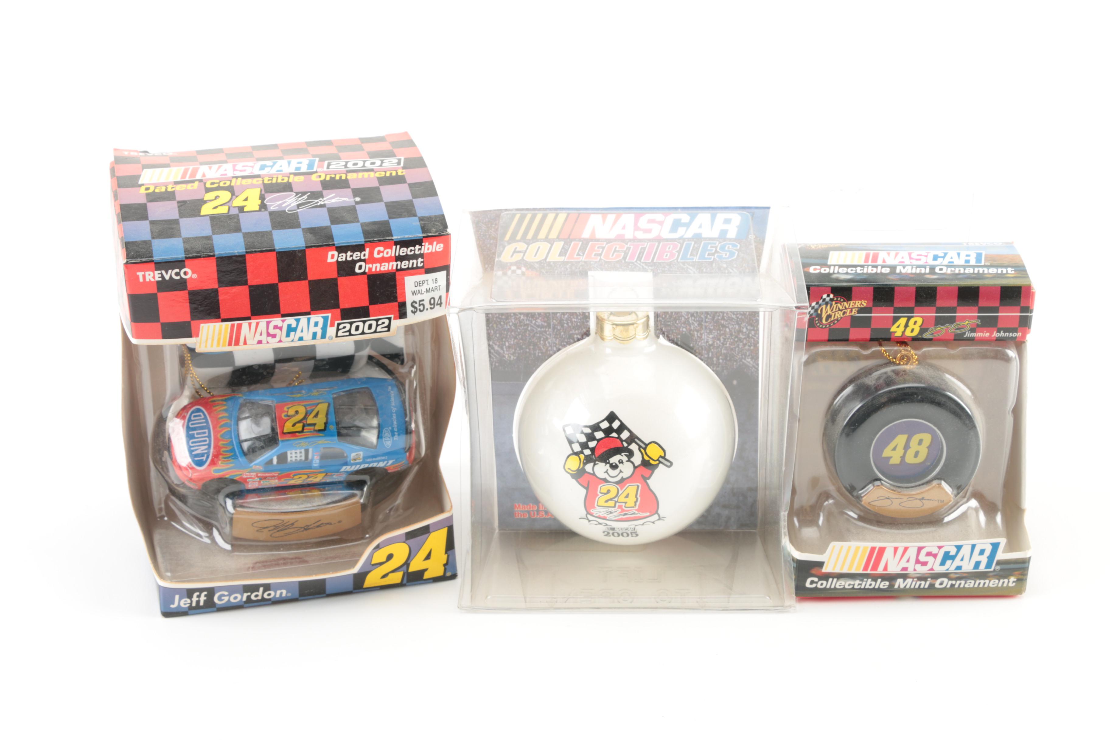 Assorted NASCAR Collectibles Including Die-Cast Replica Toy Cars