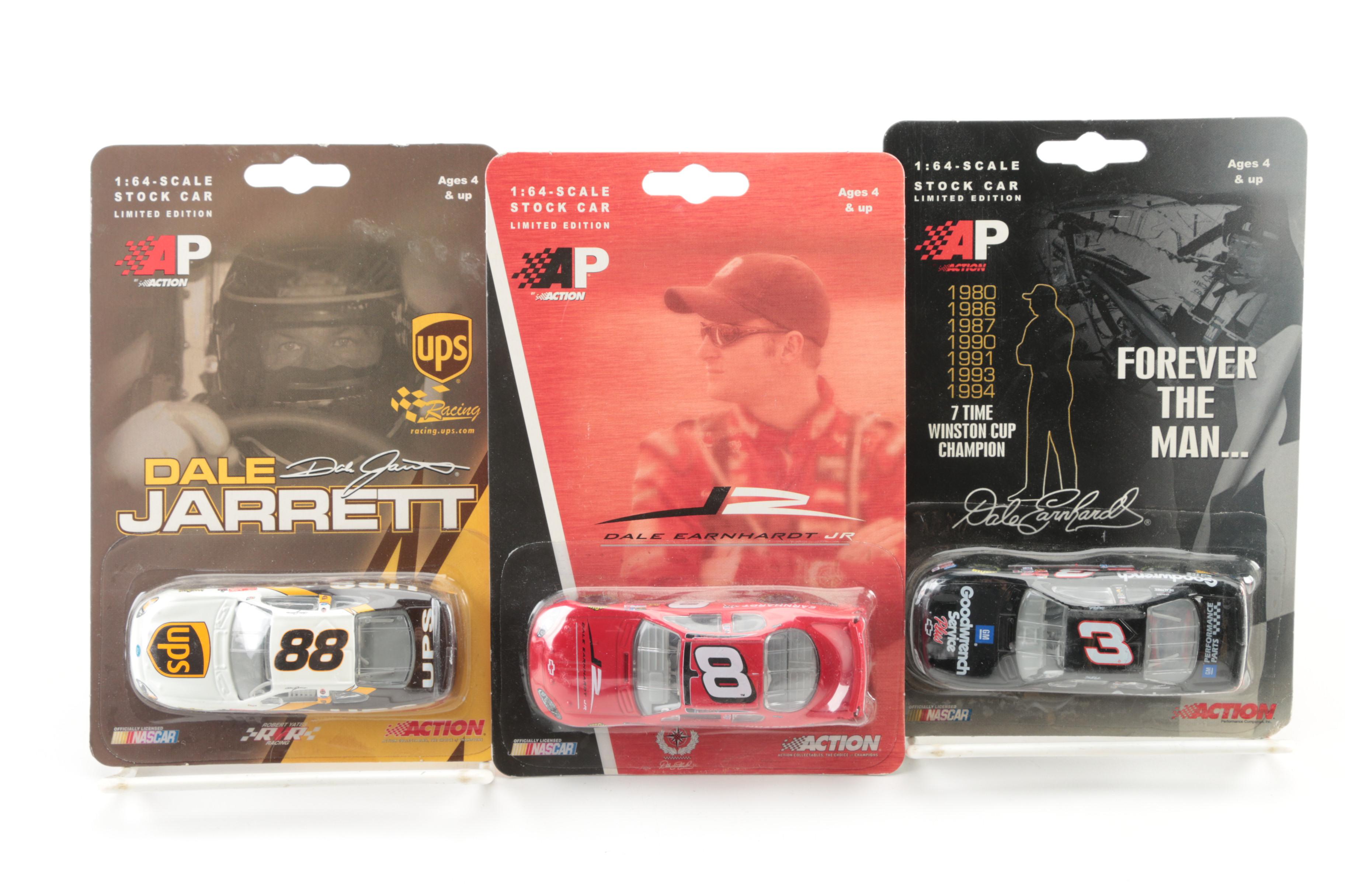 Assorted NASCAR Collectibles Including Die-Cast Replica Toy Cars