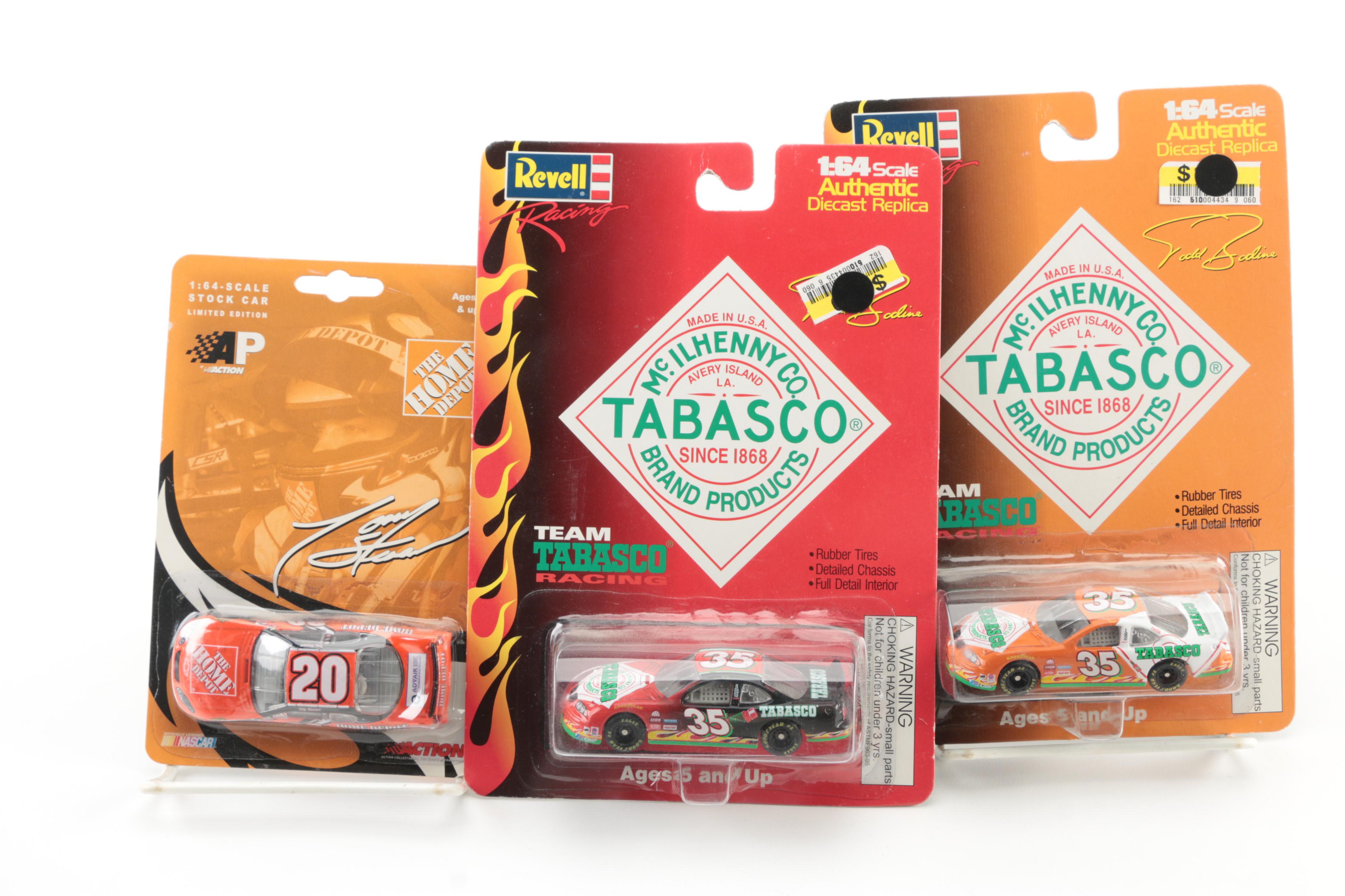 Assorted NASCAR Collectibles Including Die-Cast Replica Toy Cars