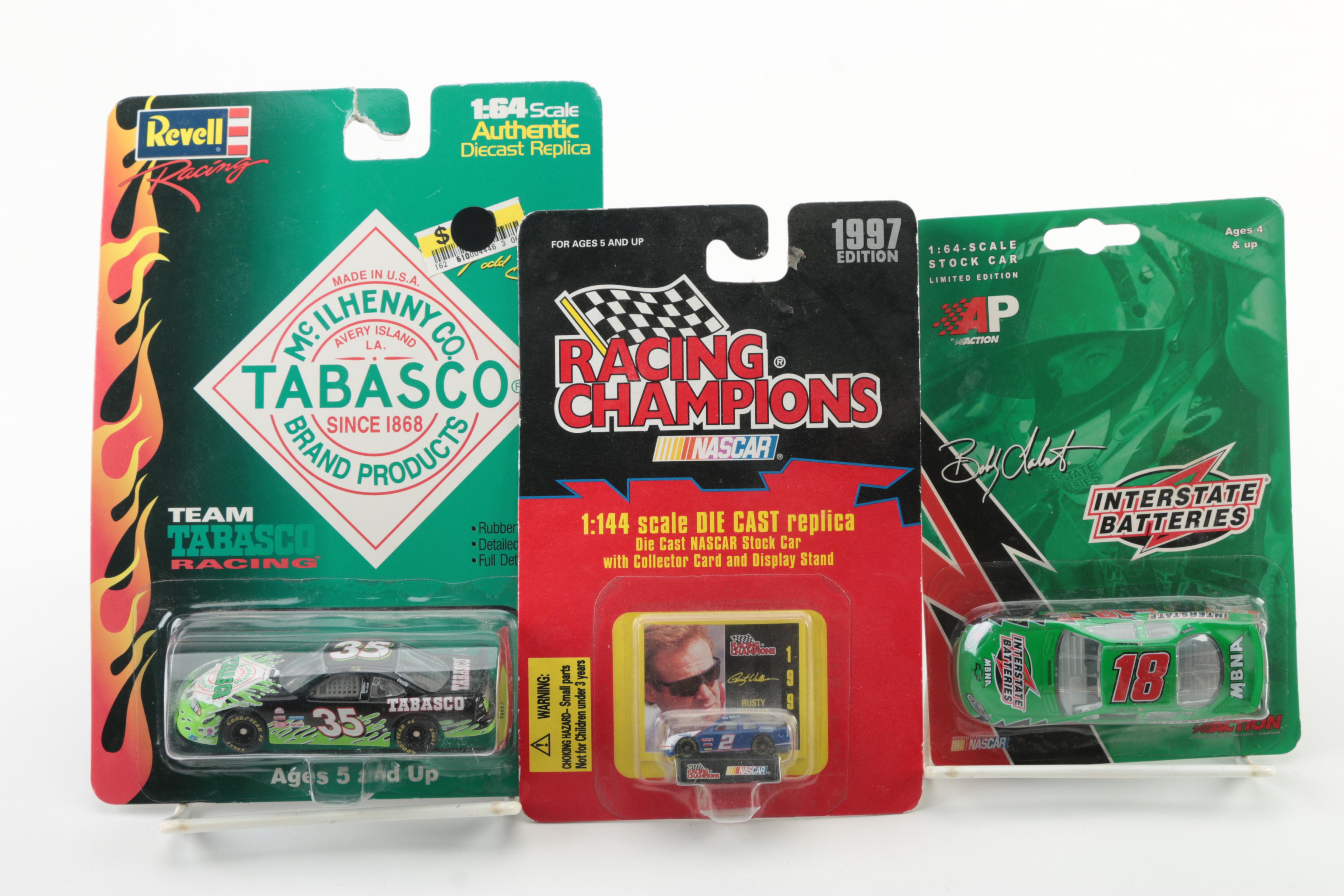 Assorted NASCAR Collectibles Including Die-Cast Replica Toy Cars